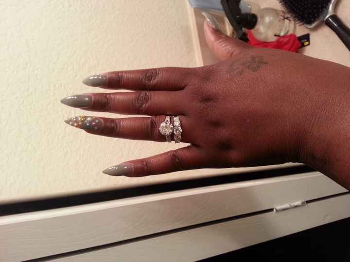 I'm back with checks and new rings!