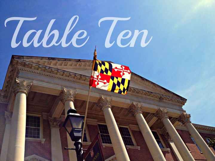 Table Numbers *PICS*