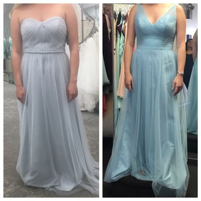 Bridesmaid dress color vote