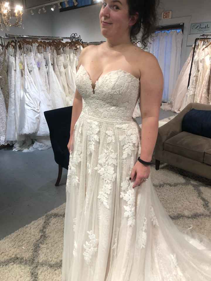 What’s your favorite detail of your dress? - 1