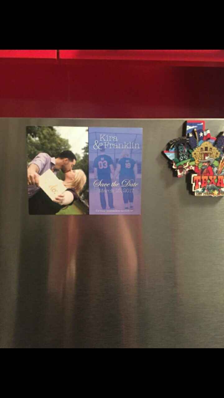 Pictures on save the dates?