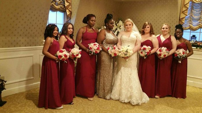 Are your bridesmaid dresses... - 1