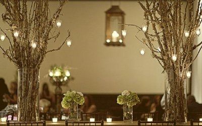 Rustic Centerpieces!  Eek! :)