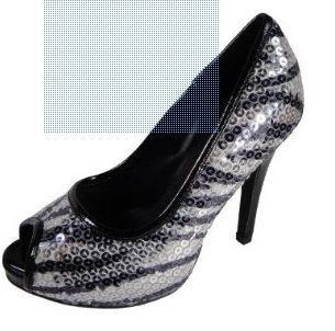 Zebra Peeptoe Shoes (pics)