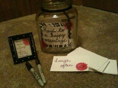 My neat alternative to having a guest book! *PICS*