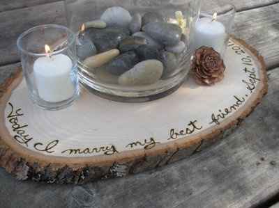 Rustic Centerpieces!  Eek! :)