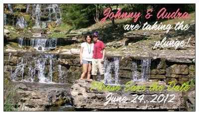 Save-the-date magnets :)