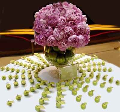 Apple Wedding Escort Cards