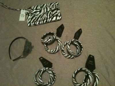 My Zebra Clutch & Bridesmaid Jewelry *pics*