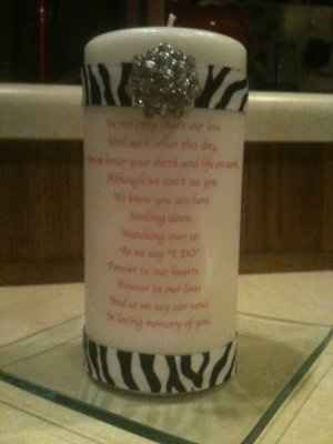 DIY Memory Candle *Pic*