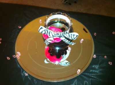 DIY Zebra Centerpieces
