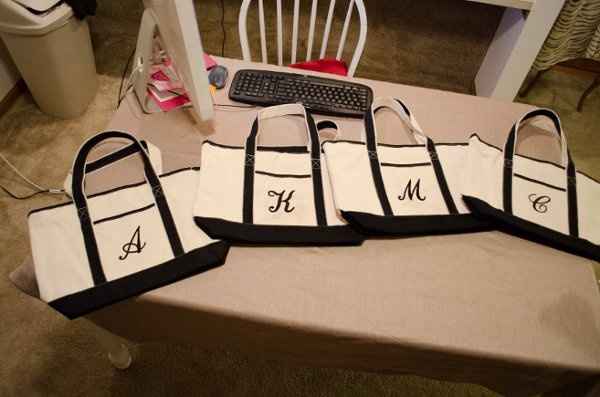 DIY Bridesmaid Bags (*PIC)