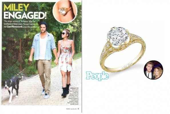 What do you think of Miley Cyrus' Engagement Ring?