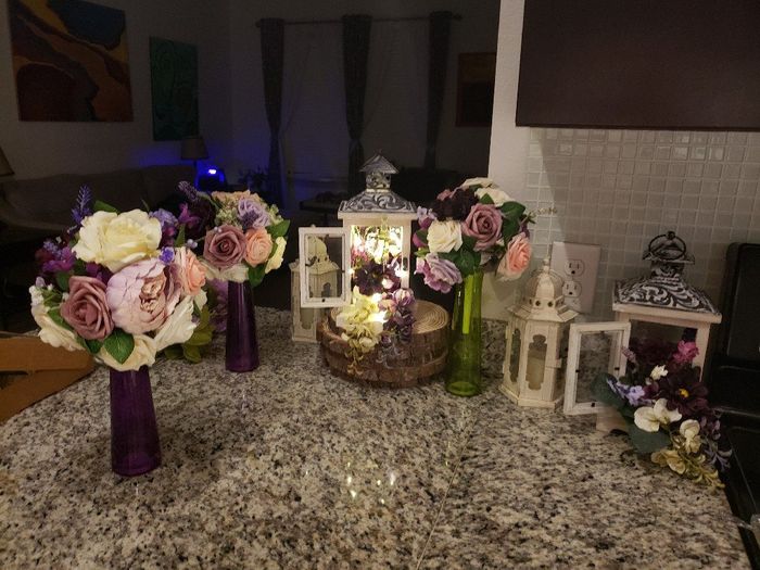 Bouquets in the making! 1