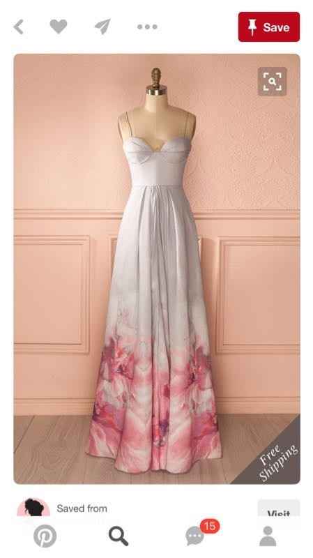 Dyeing or painting a wedding dress