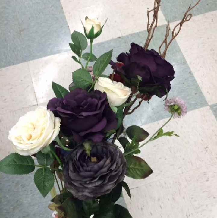 i got my dress and I’m in love with it! But what color flowers?? - 2