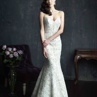 Allure Couture C267  is this dress to Much