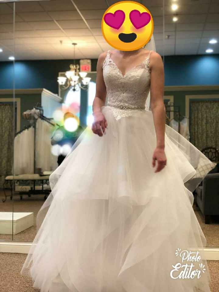 i said yes to the dress! 😍 - 1