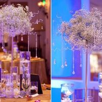 Babybreath centerpieces!!