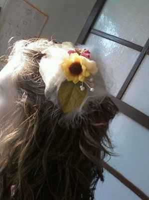 My fascinator from etsy came!
