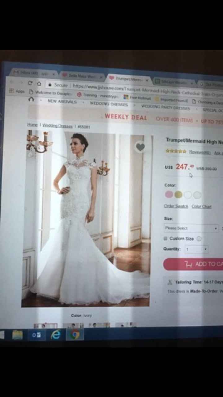 Getting excited!!! Let's see your dresses!