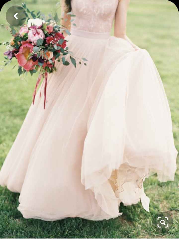 Flower colors for blush/ivory dress - 2