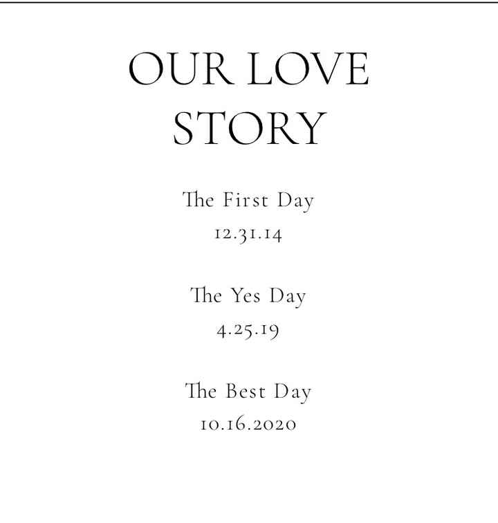 Wedding Website "our Story" Help - 1