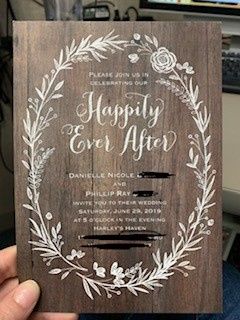 Front of Invitation