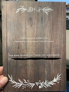 Back of Invitation
