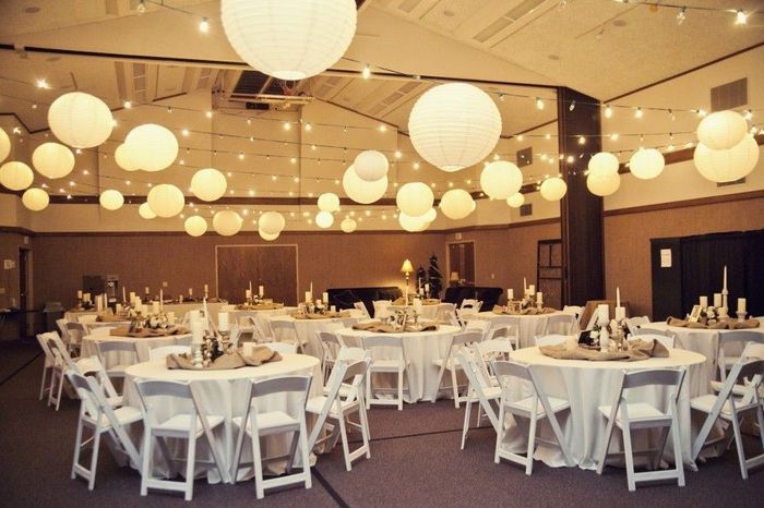 How to make an ugly banquet hall pretty?? 10