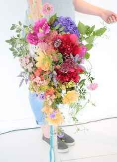 Cascading and colorful