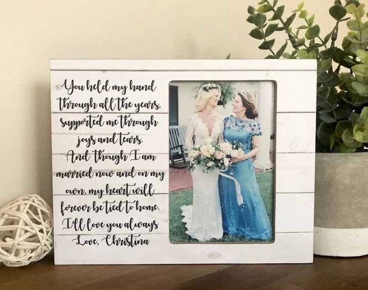 Picture frame for my mom