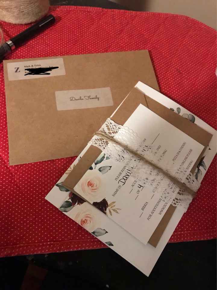 Wedding invites - 1
