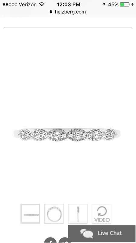 Vintage Style E-ring Wedding Band ideas?