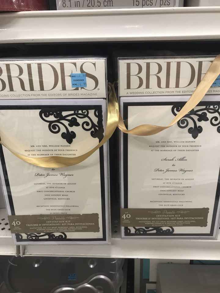 Michael's Invitations on sale!!