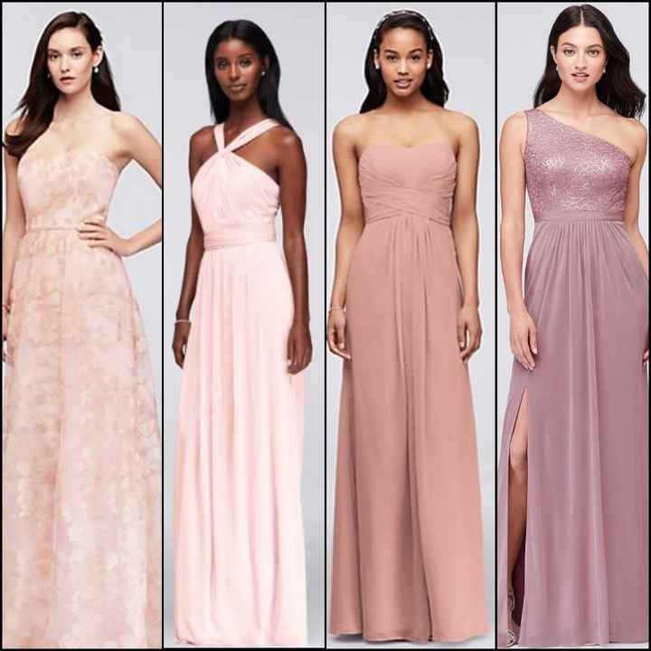 Mixing Bridesmaid dresses - 1