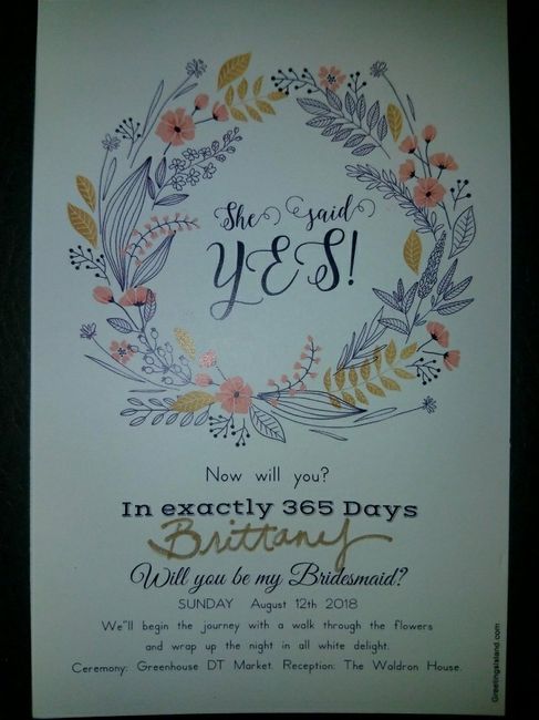 Long-distance Bridesmaid 1