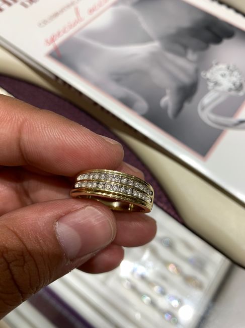 Just bought out wedding bands!!! - 1