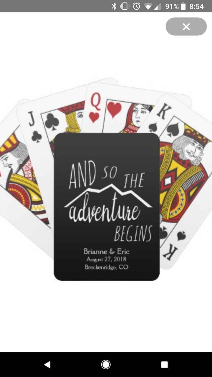 What does your fiancé want. - 1