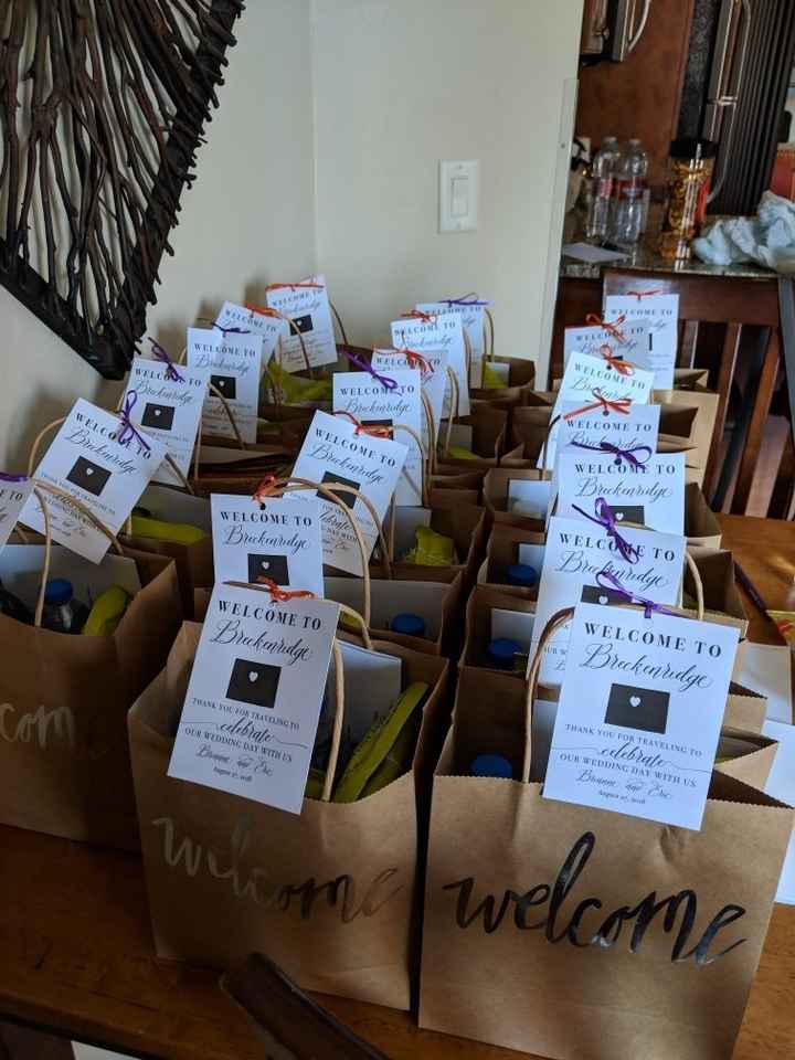 Is anyone making welcome bags? - 1