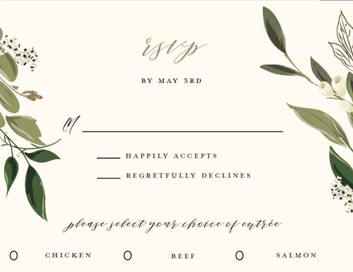 rsvp card confusion - 1