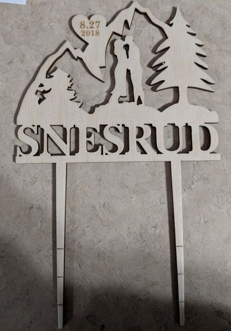 Wedding Cake Topper - 1