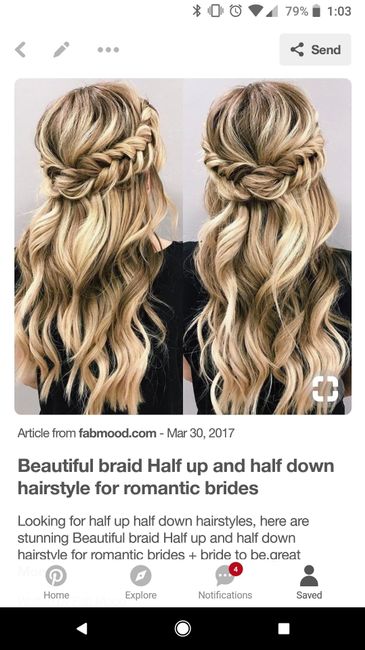 Half up/braids/completely down - 1