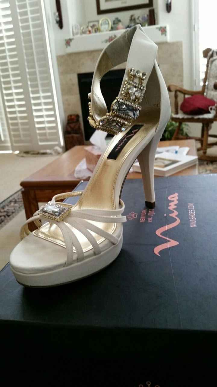 My wedding shoes are here!   (Thanks E-Tex!) Let's see yours!