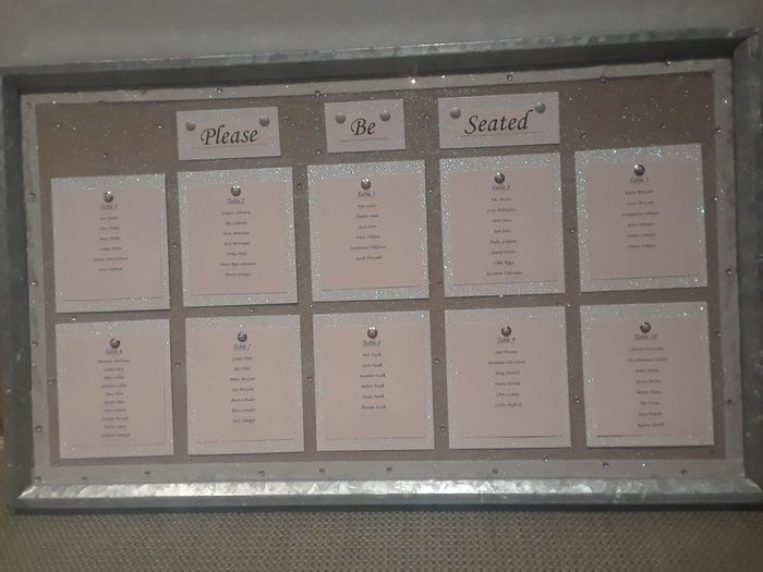 Seating chart ideas - 1