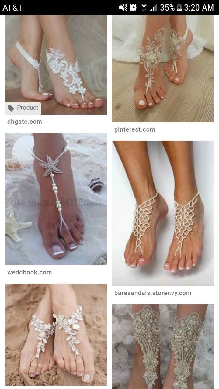  Flip flops/ sandals or bare foot - 1