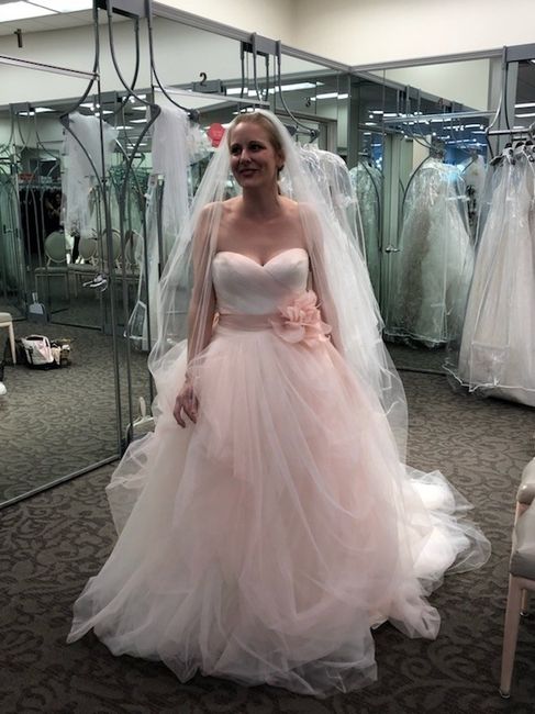 I said yes to the dress today!
