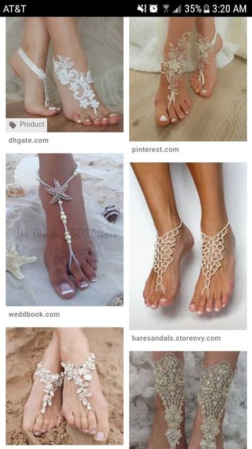  Flip flops/ sandals or bare foot - 1