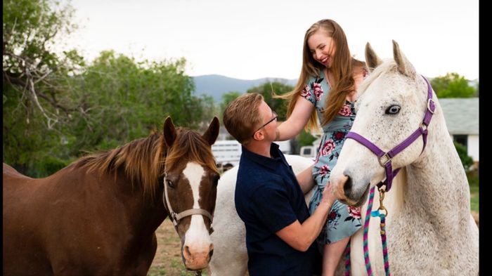 Are you including your pet in your engagement pictures? - 1