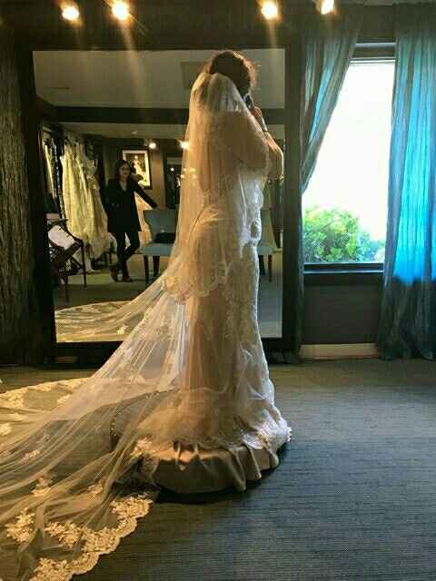 I said yes! To my dress!